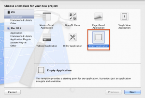empty application